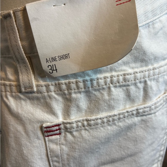 White Denim Women's Shorts - Picture 8 of 12
